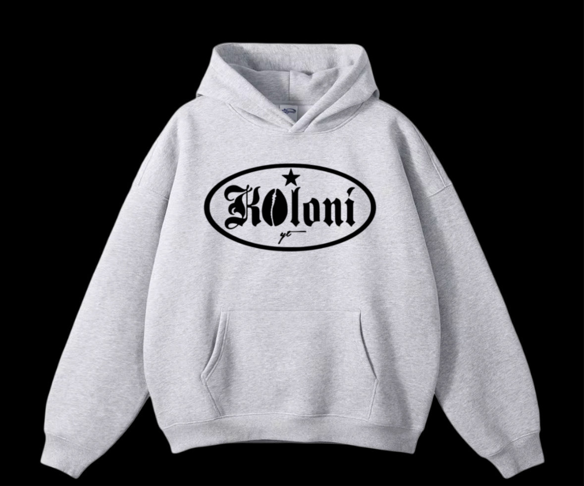 SWEAT À CAPUCHE KOLONI® NOIR OVERSIZE