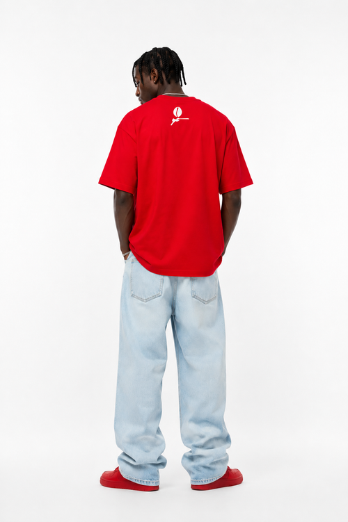 T-SHIRT KOLONI® ROUGE OVERSIZE