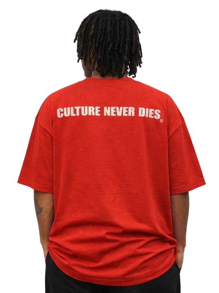 T-SHIRT KOLONI® OVERSIZE Rouge à manches courtes