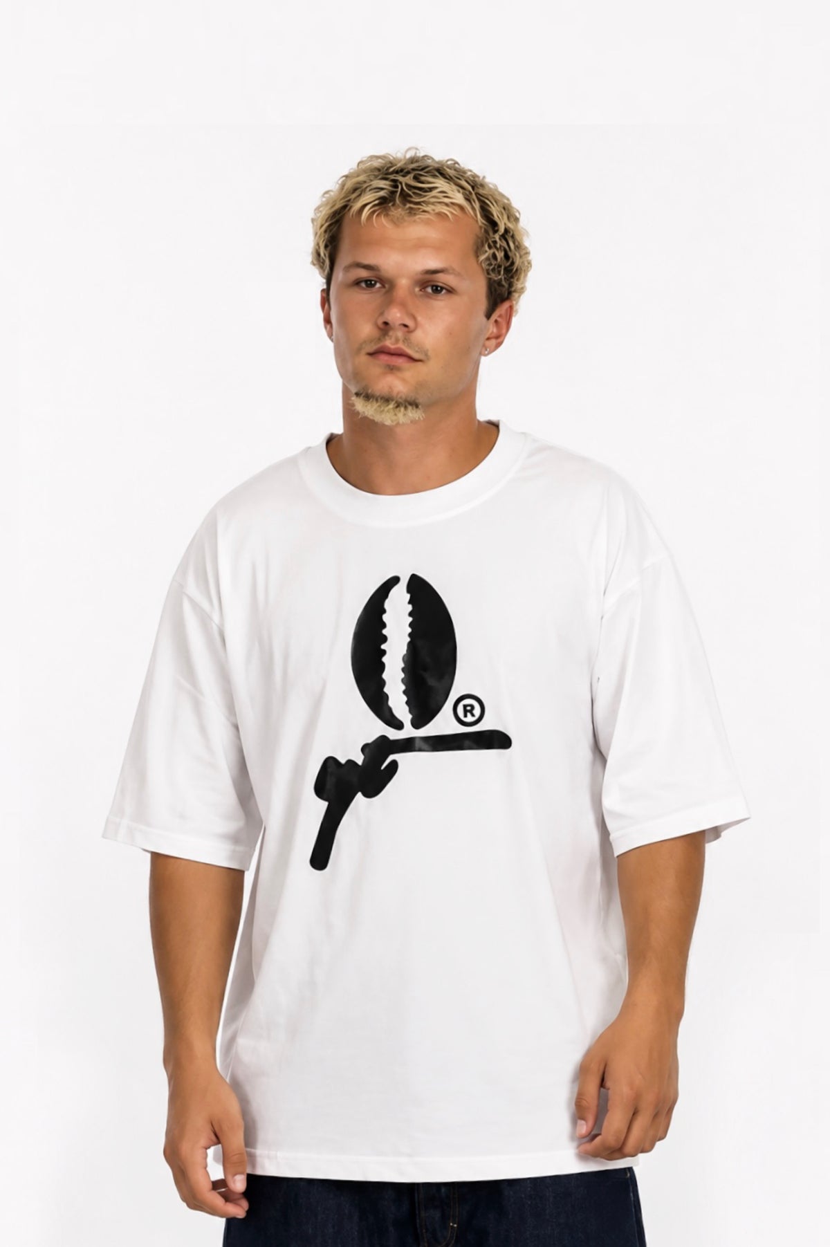 Cauri en question — T-shirt
Oversize Blanc